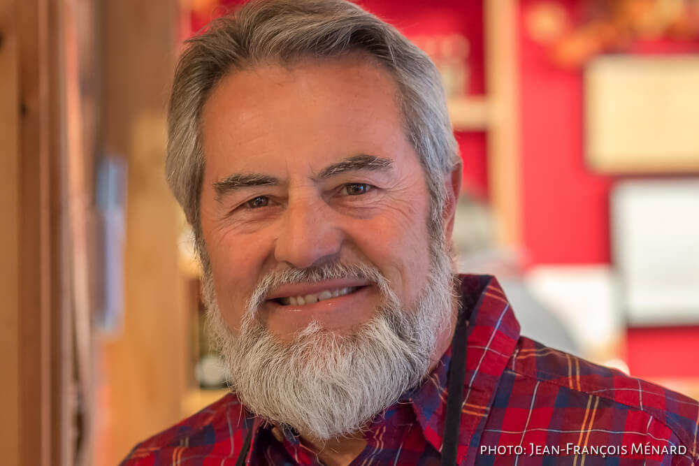 Quebec native and maple farmer André Pollender