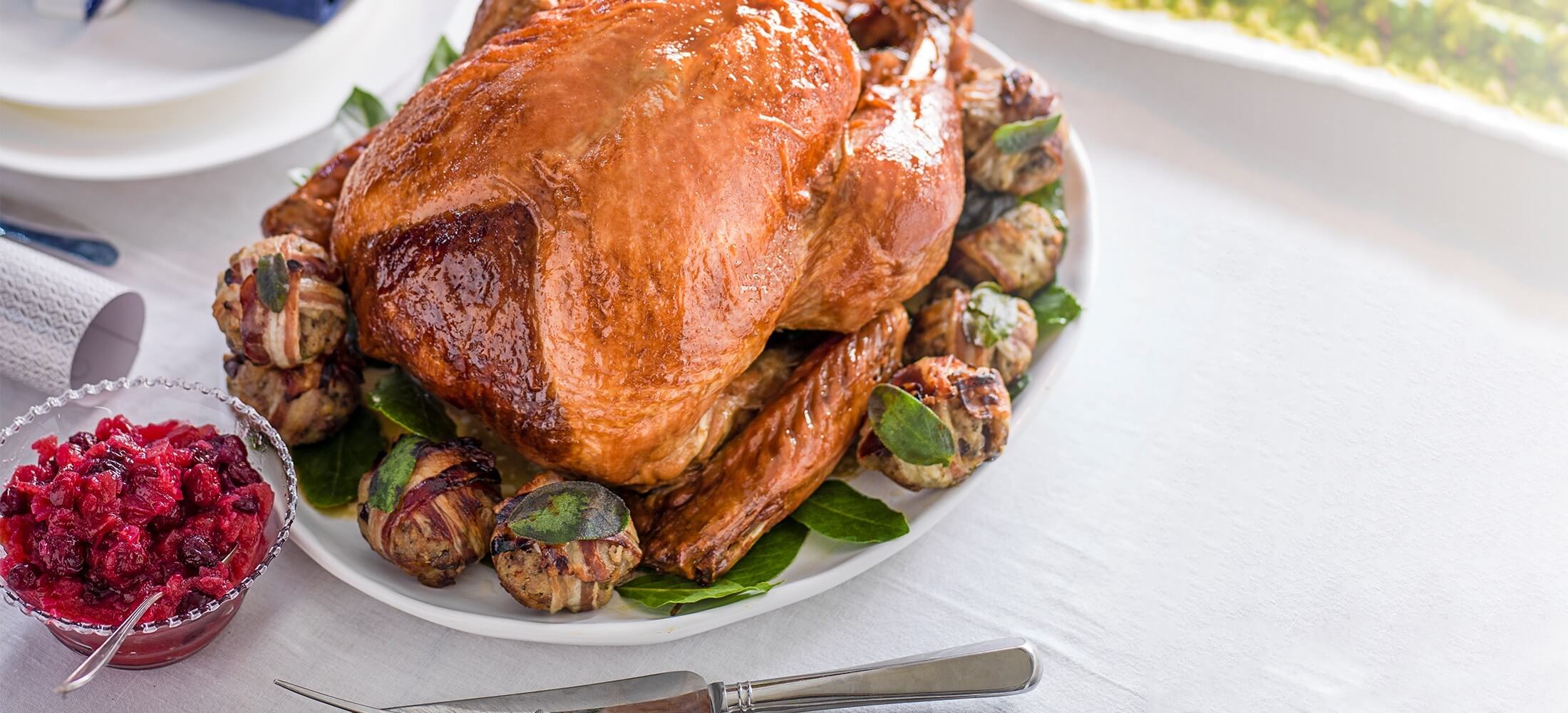 Olive magazine’s maple and bourbon glazed turkey