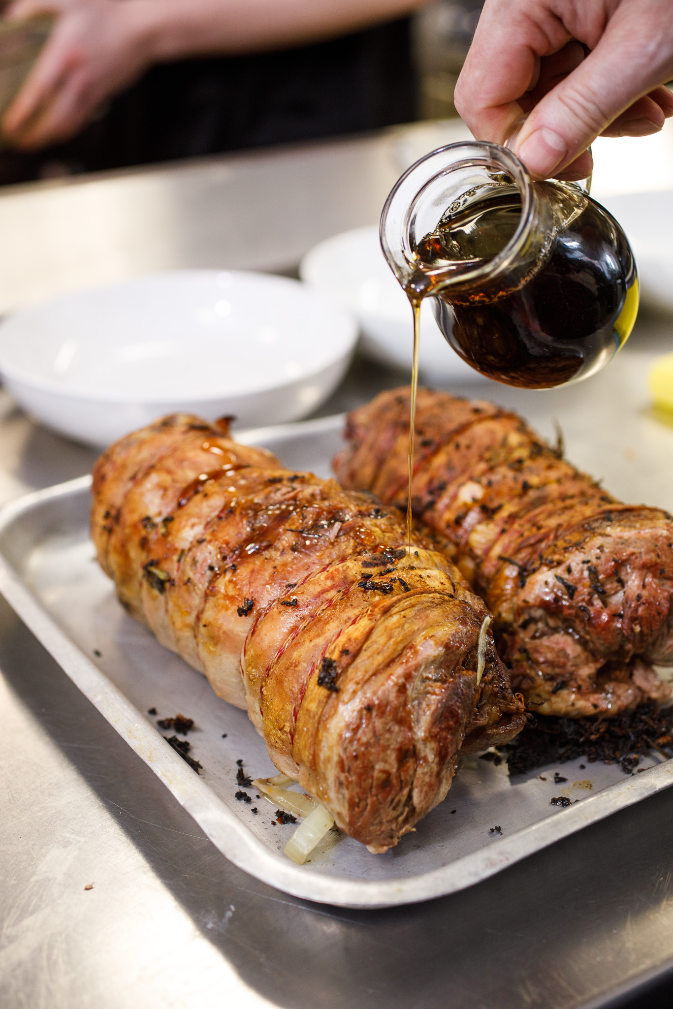 marinated joint of lamb with maple