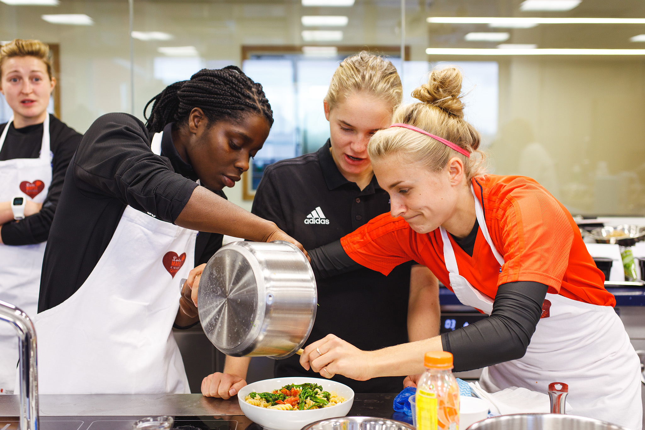 Birmingham Ladies FC players creating magic with maple at University Birmingham College