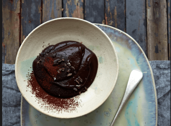Claire Pkat’s chocolate avocado mousse
