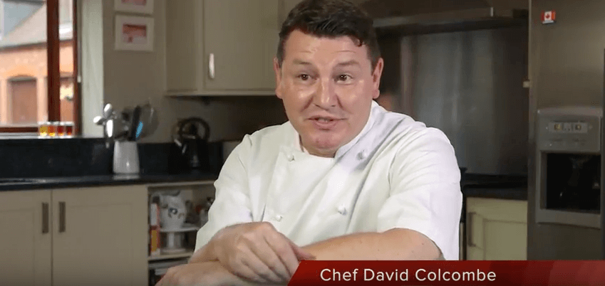 Award-winning chef David Colcombe