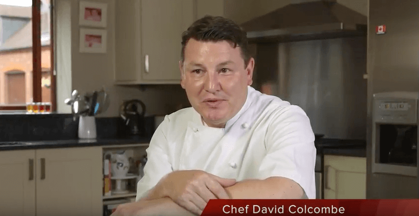 Award-winning chef David Colcombe