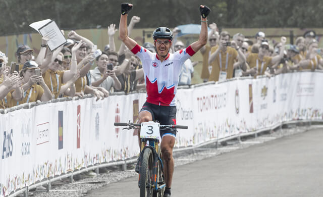 Canadian cyclocross champion Raphaël Gagné