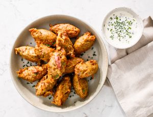 Maple Ham Hock Pakoras