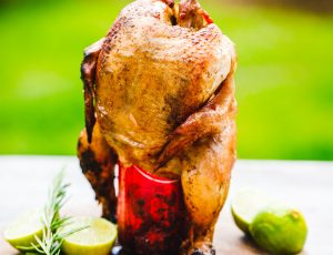 Maple Beer Can Chicken