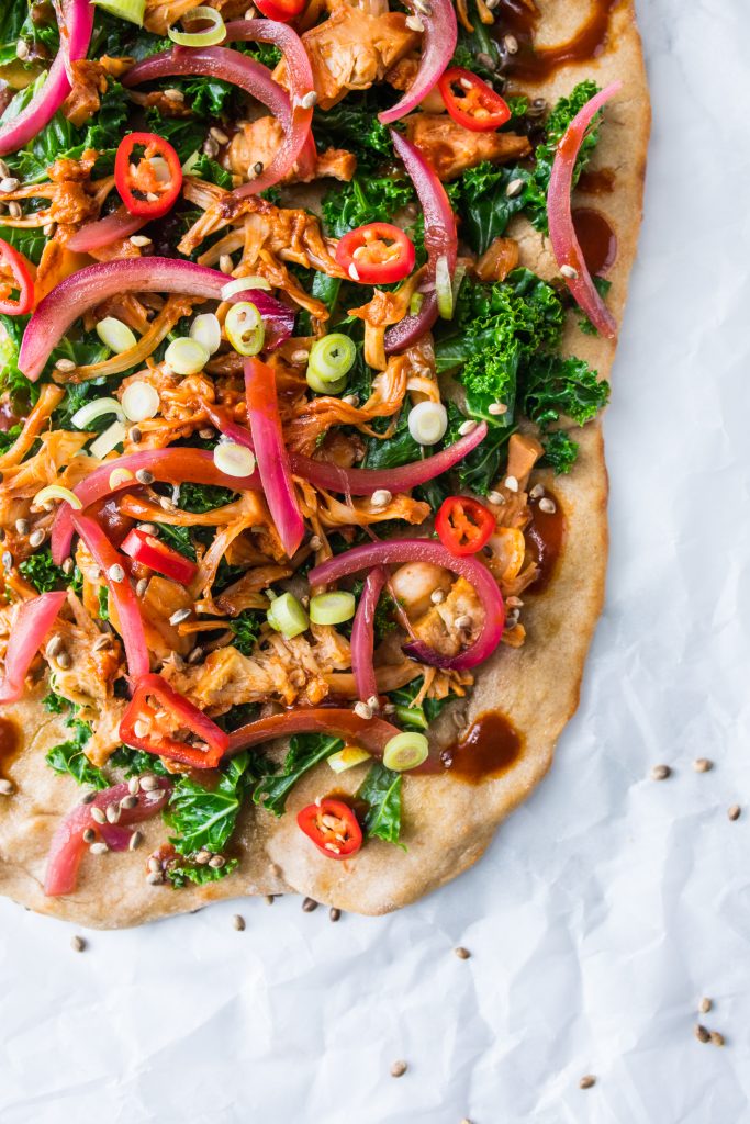 Vegan BBQ Jackfruit Pizza - Maple from Canada