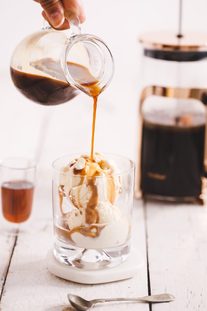 Maple Syrup Drizzled Affogato - Maple from Canada