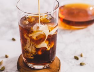 Maple and Cardamom iced coffee