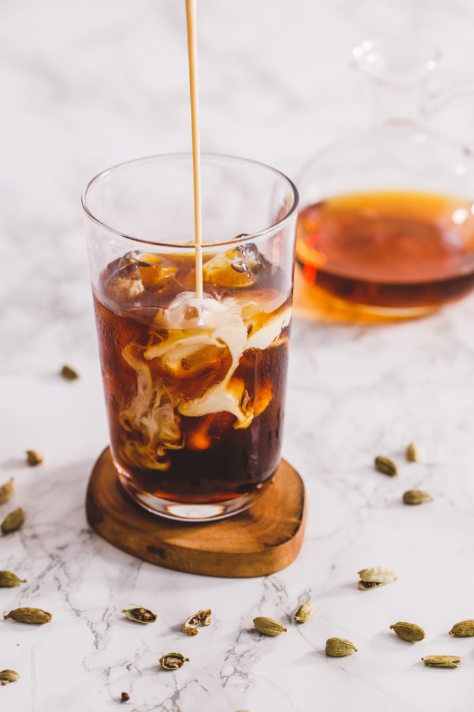 Maple Syrup & Cardamom Iced Coffee Maple from Canada