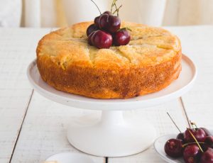 Pear, Maple and Ricotta Cake, Maple Ice Cream