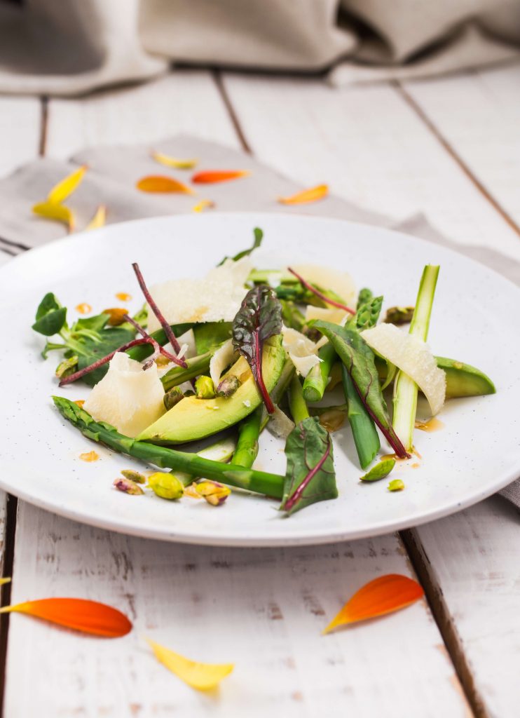 Asparagus and Avocado Salad with Maple Dressing - Maple from Canada