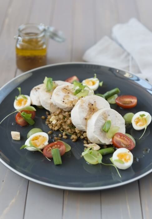 Poached Chicken &amp; Maple Syrup Dressing - Maple from Canada