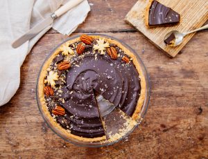 Maple and Chocolate Ganache Tart