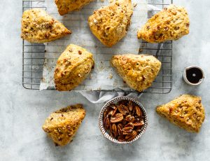 What Luce Eats&#8217; Vegan Maple and Pecan Scones