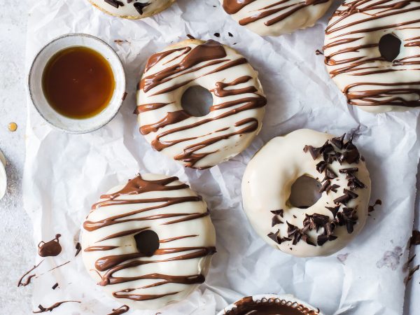 maple vegan baked donuts