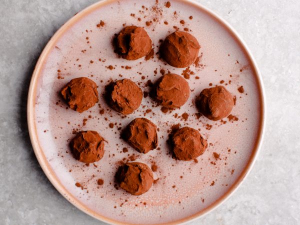 maple mustard chocolate truffles