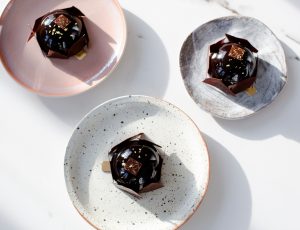 William Curley’s Chocolate Maple Petit Gateaux