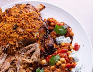 Moroccan-Style Maple Lamb with Spiced Chickpeas