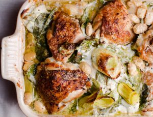 Chicken and Bean Maple Bake