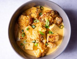 Cauliflower and Tofu Maple Korma