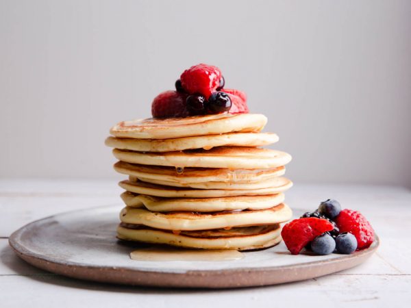 Vegan maple pancakes