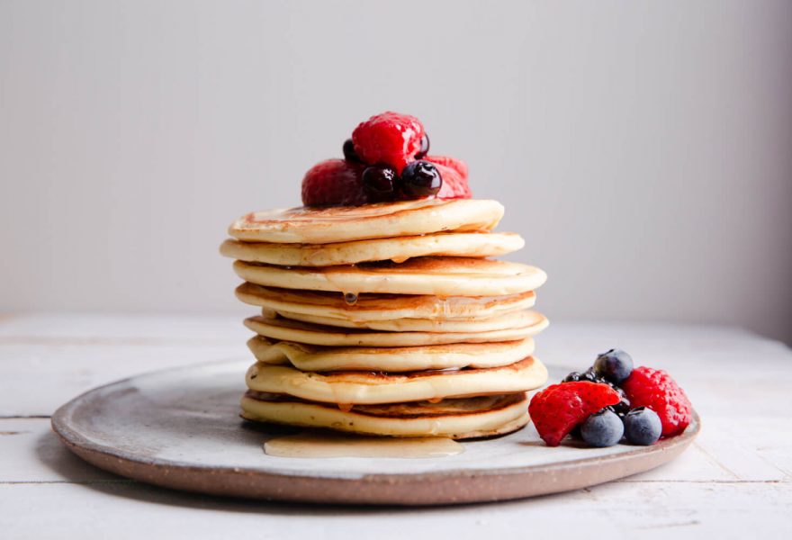 Vegan maple pancakes