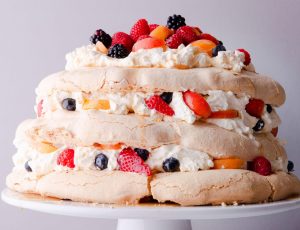 Berry and Maple Pavlova