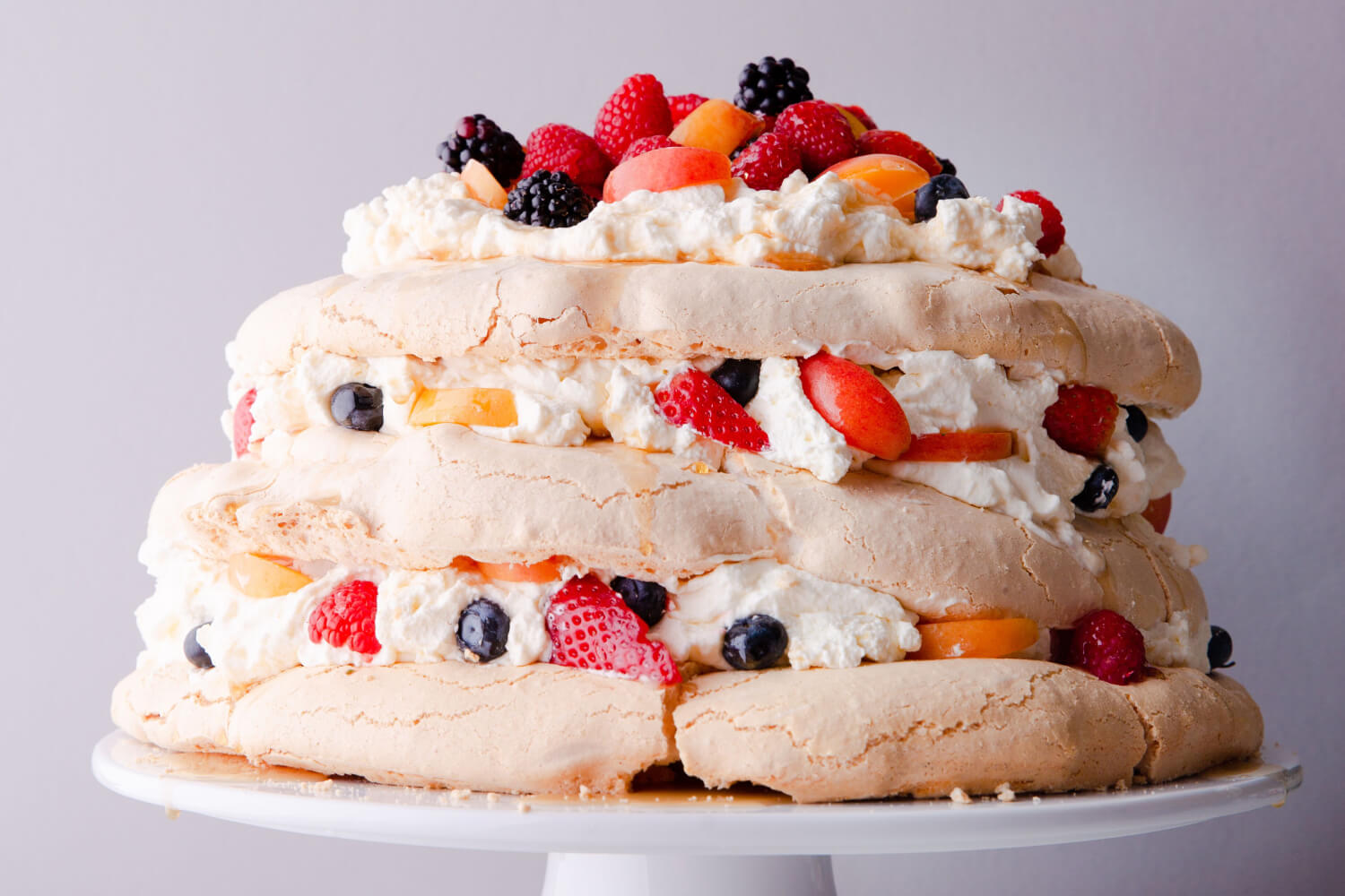 Berry and Maple Pavlova - Maple from Canada