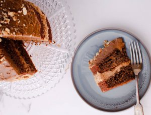 David Colcombe&#8217;s Coffee, Maple and Walnut Cake