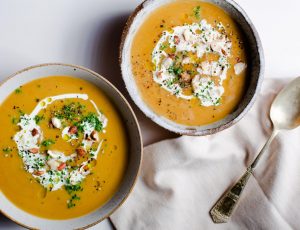 Pumpkin, Chestnut and Maple Soup