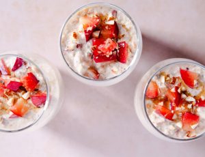 Easy Overnight Maple Oats