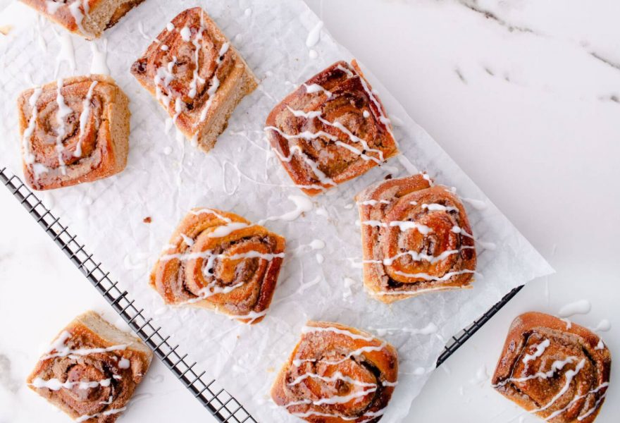 Maple and cinnamon rolls