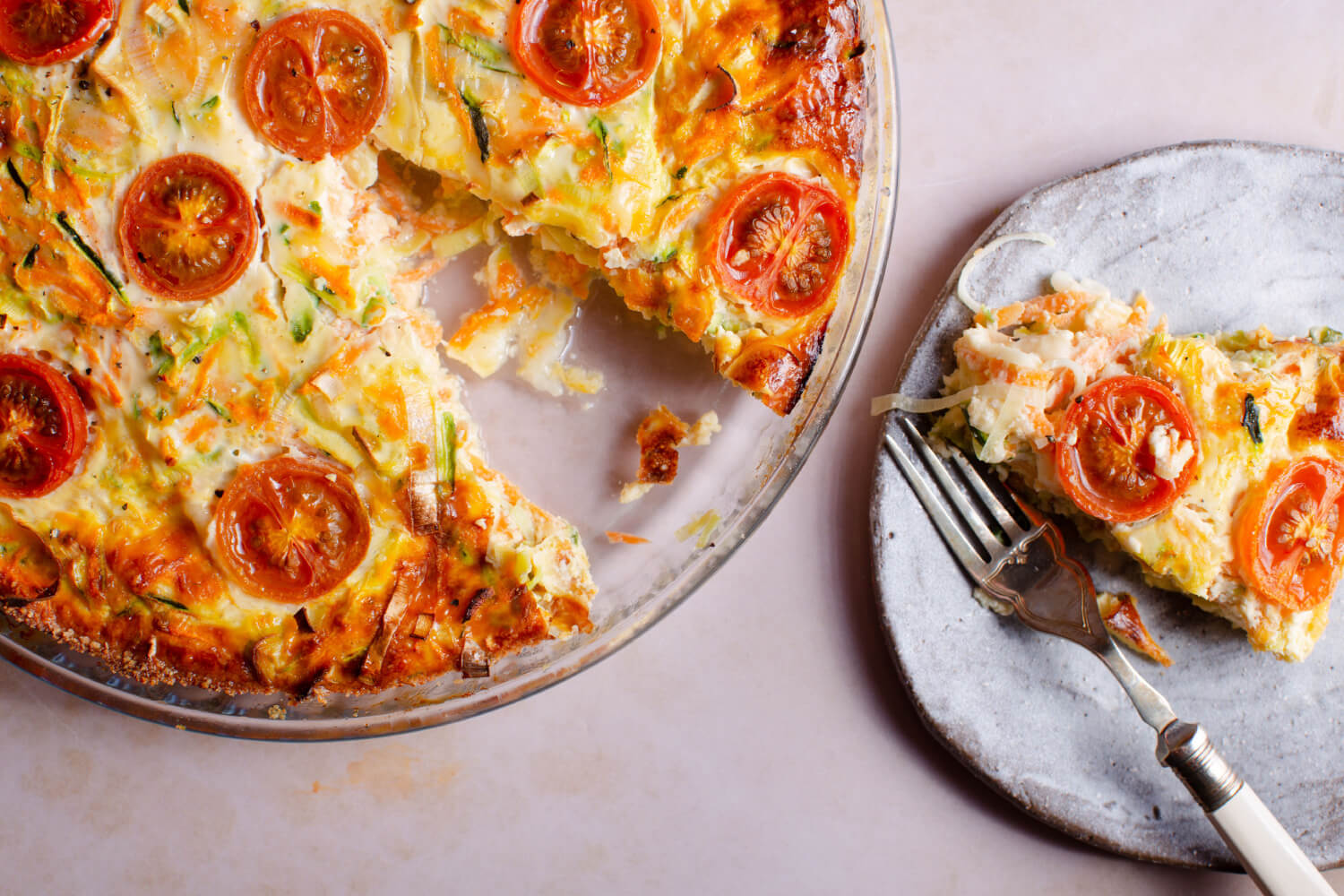 Crustless Tomato Quiche with Maple - Maple from Canada