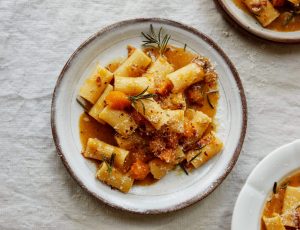 One-Pan Maple, Squash and Pancetta Pasta