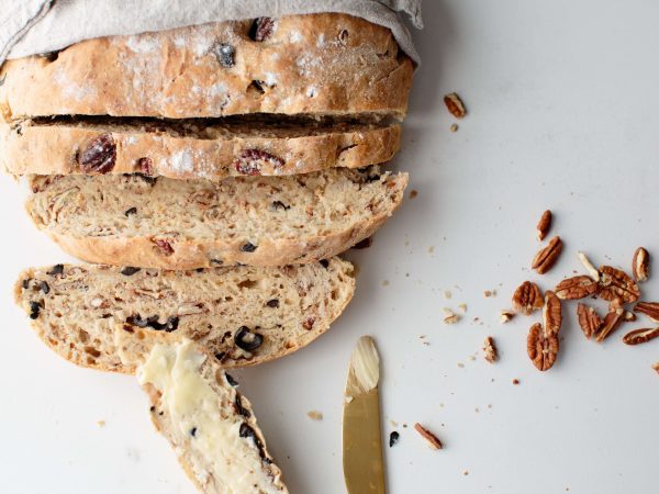 Maple, fig and pecan bread