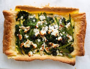 Herby Green Vegetable Tart with Maple