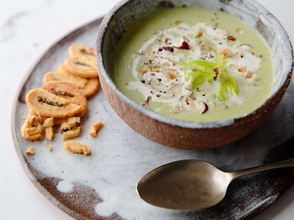 Winter celery and maple soup