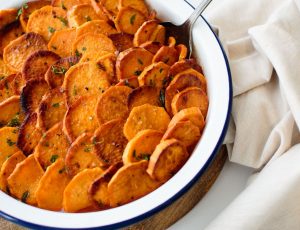 Maple Candied Sweet Potato Casserole