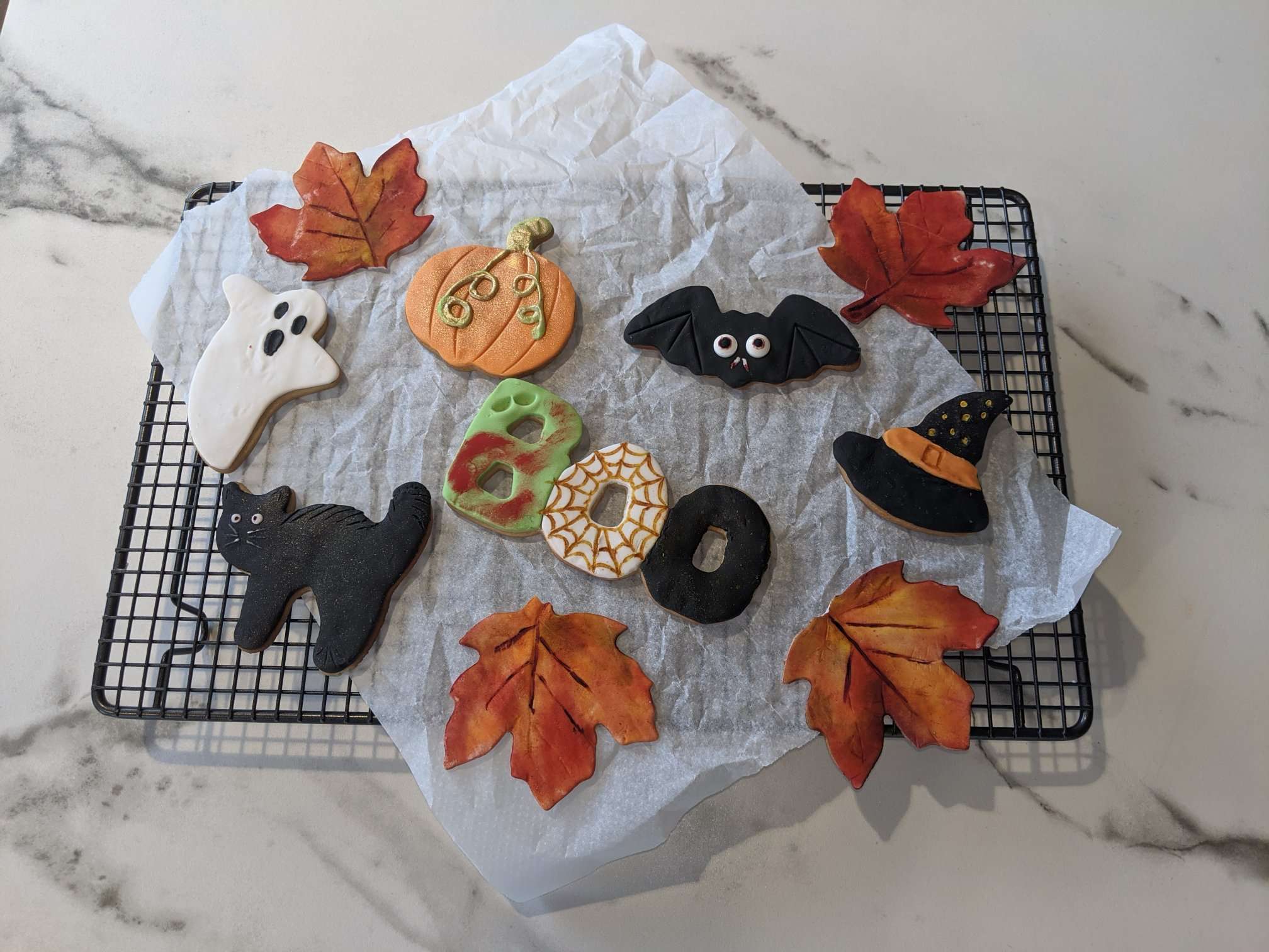 Maple Halloween cookies