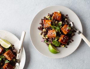 Ginger and Maple-Glazed Tofu