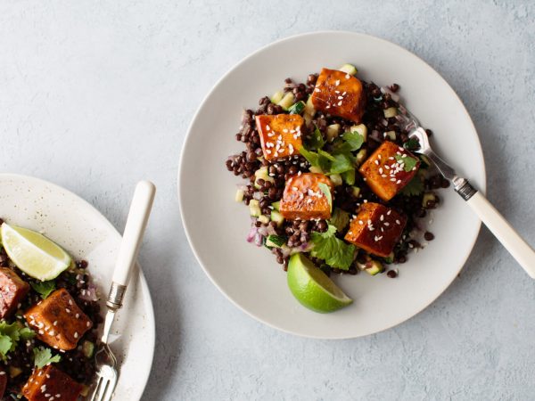 ginger and maple glazed tofu