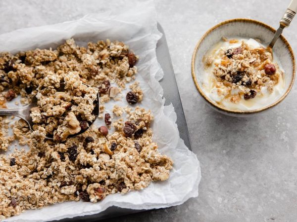 Festive maple granola