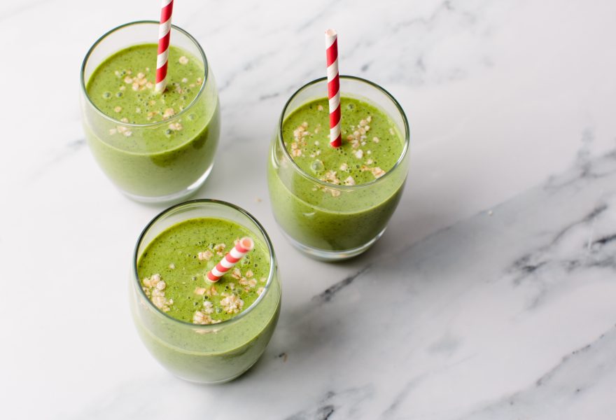 Apple kale and maple smoothie