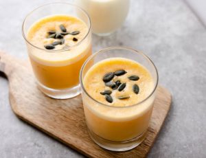 Pumpkin and Soy Milk Maple Smoothie