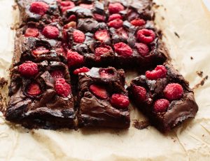 Healthier Maple Brownie Bars