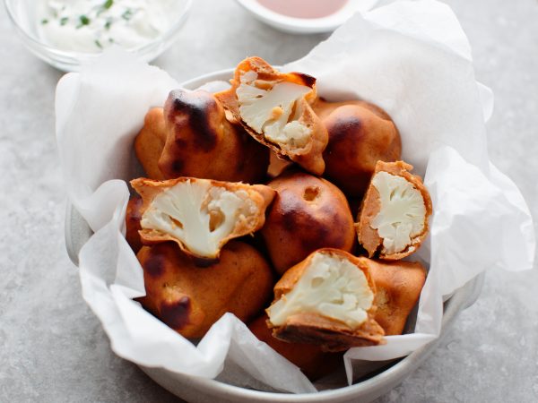 Cauliflower buffalo wings