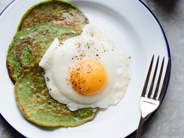 Spinach pancakes