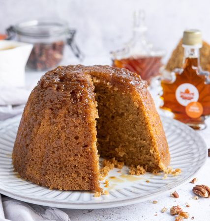 Maple steamed pudding