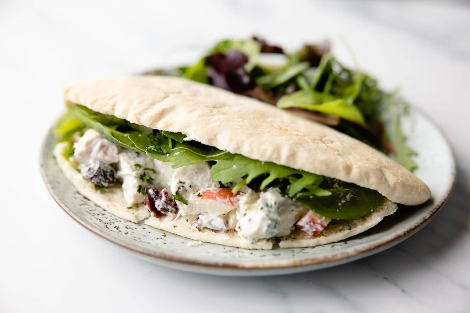 Maple chicken pitta pocket